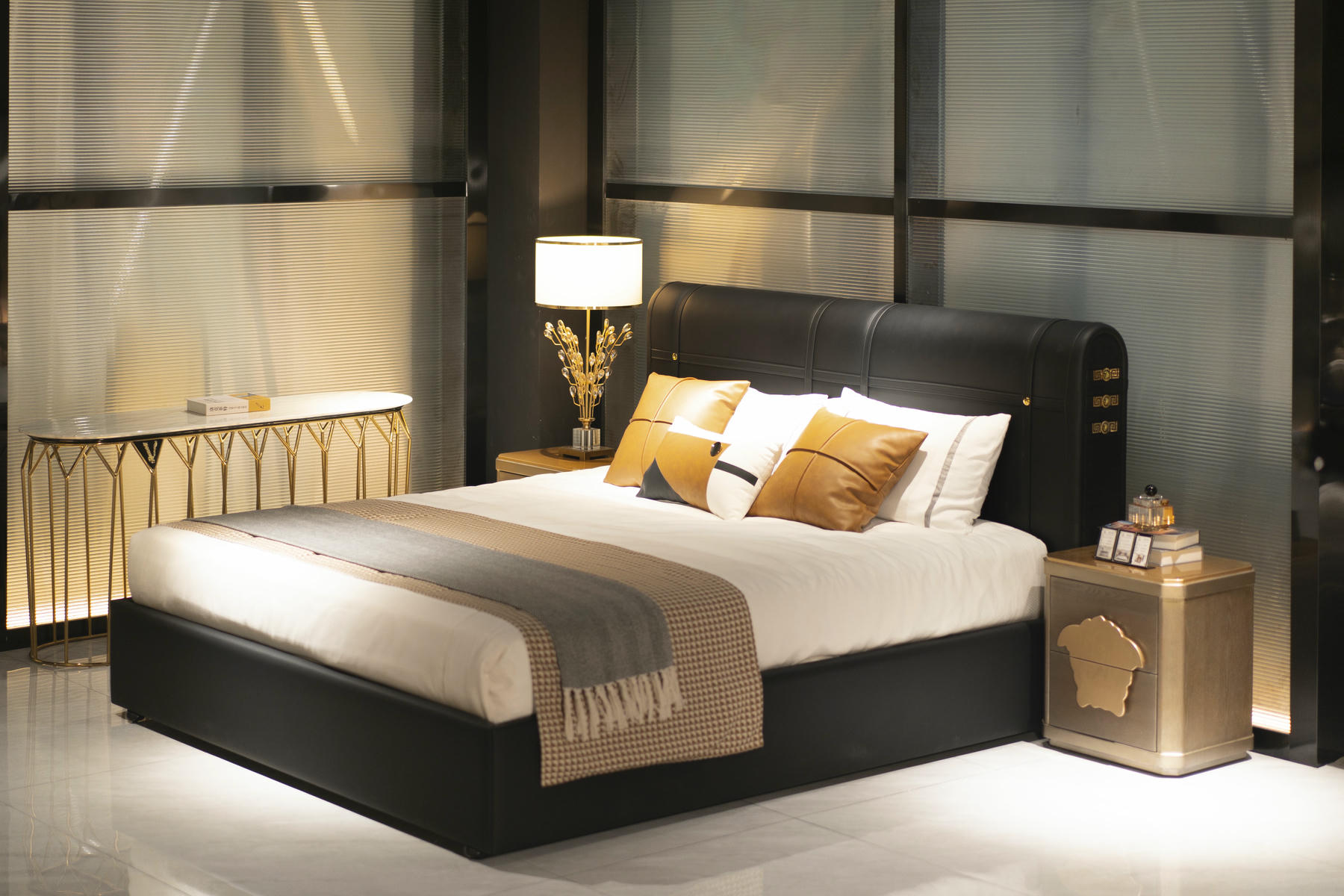 Leather Belt Bed