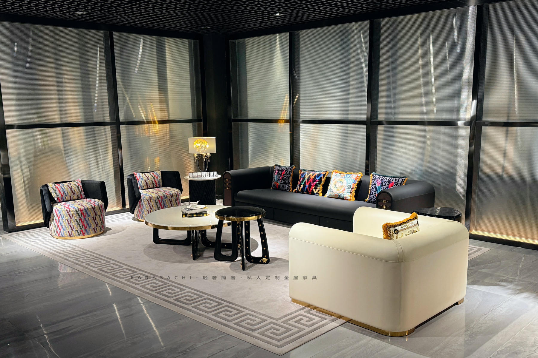 Leather Belt Sofa