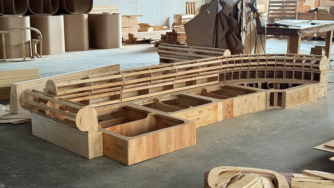Solid Beech Wood Frame